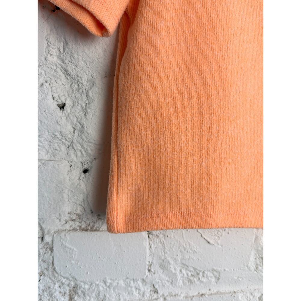 Zara Peach-Orange Short Sleeve Crop Top - Picture 5 of 7